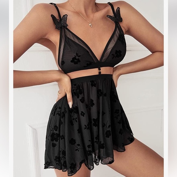 wdirara Other - Women’s Sleepwear Sheer Mesh Size S